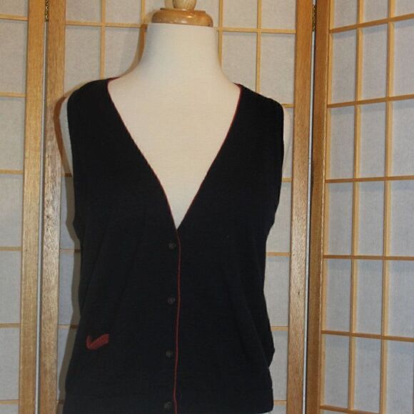 Lands' End MedPet Merino Wool Sweater Vest - Picture 9 of 15
